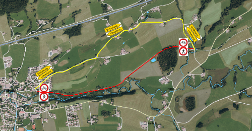Sanierungsmaßnahmen am Geh- und Radweg zwischen Weitnau und Engelhirsch